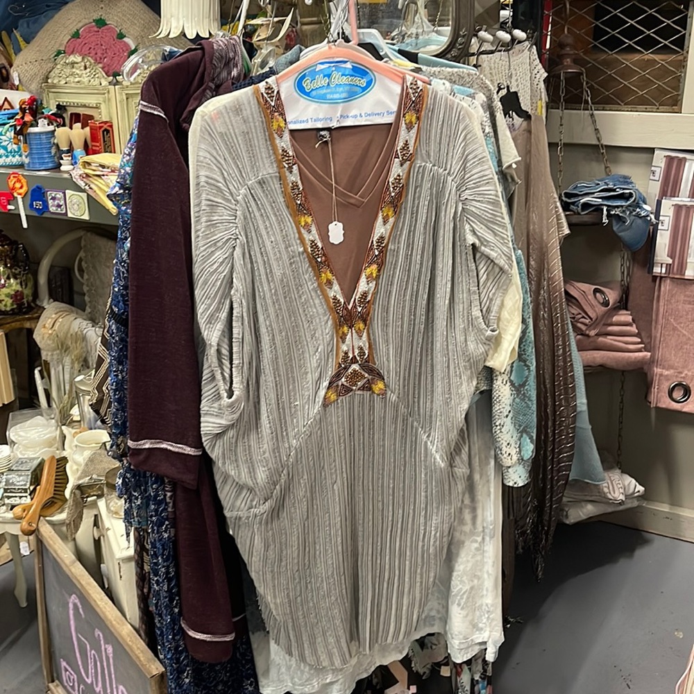 Free People Only Hearts Tunic + Tank Top Liner